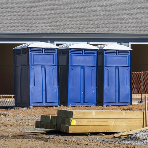 are there any restrictions on where i can place the porta potties during my rental period in Buffalo